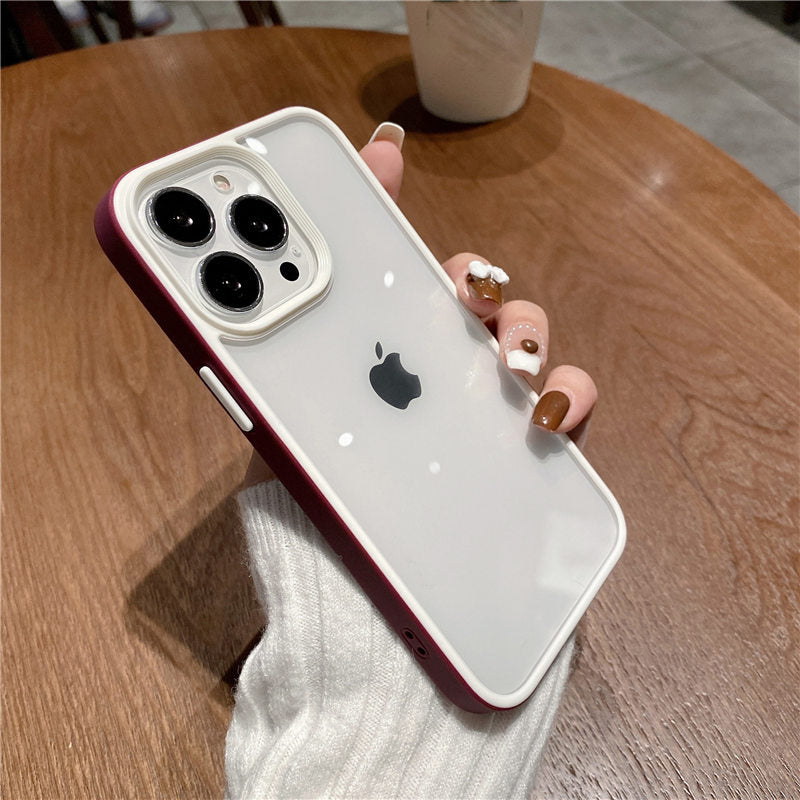 جراب شفاف مقاوم للصدمات لهاتف iPhone 13 Pro Max من مادة البولي كربونات الصلبة لهاتف iPhone 12 11 13 Pro Max XS Max XR X 13 11 غطاء شفاف ممتص للصدمات