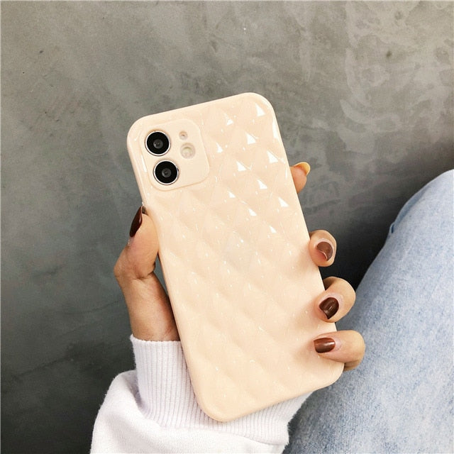 جراب سيليكون ناعم فاخر من Candy لهاتف iPhone 13 11 Pro X XR XS Max 12 Mini غطاء خلفي ناعم للحماية لهاتف SE 2020 7 8 Plus