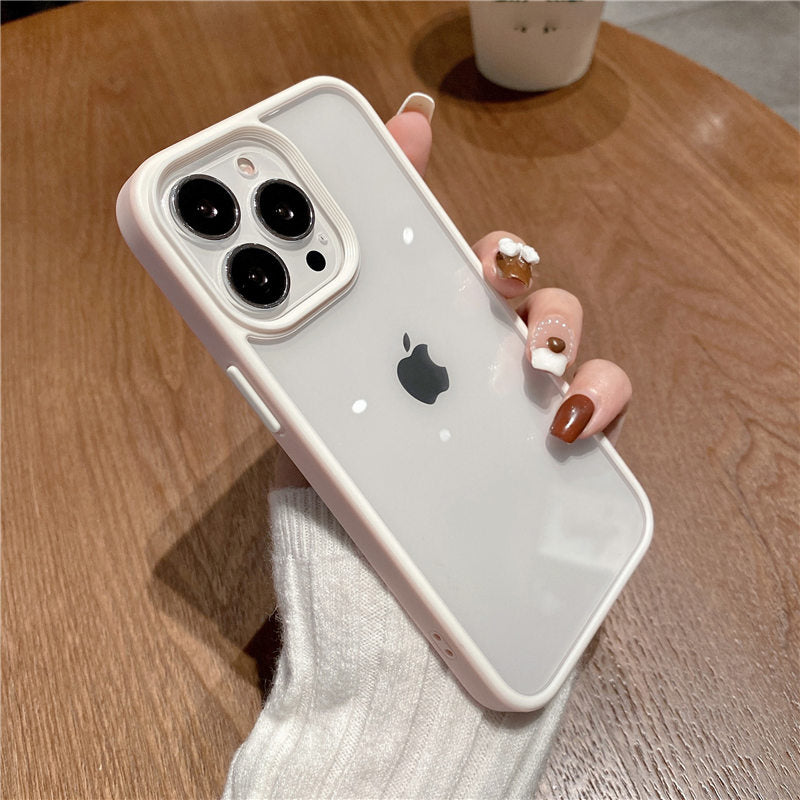 جراب شفاف مقاوم للصدمات لهاتف iPhone 13 Pro Max من مادة البولي كربونات الصلبة لهاتف iPhone 12 11 13 Pro Max XS Max XR X 13 11 غطاء شفاف ممتص للصدمات