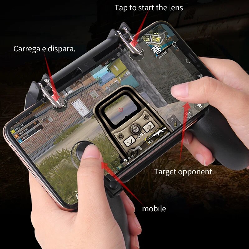 وحدة تحكم PUBG، مشغل Free Fire للتحكم في الألعاب للهواتف المحمولة، لوحة ألعاب، عصا تحكم، أندرويد، آيفون، لوحة ألعاب الهاتف المحمول، أزرار Pugb