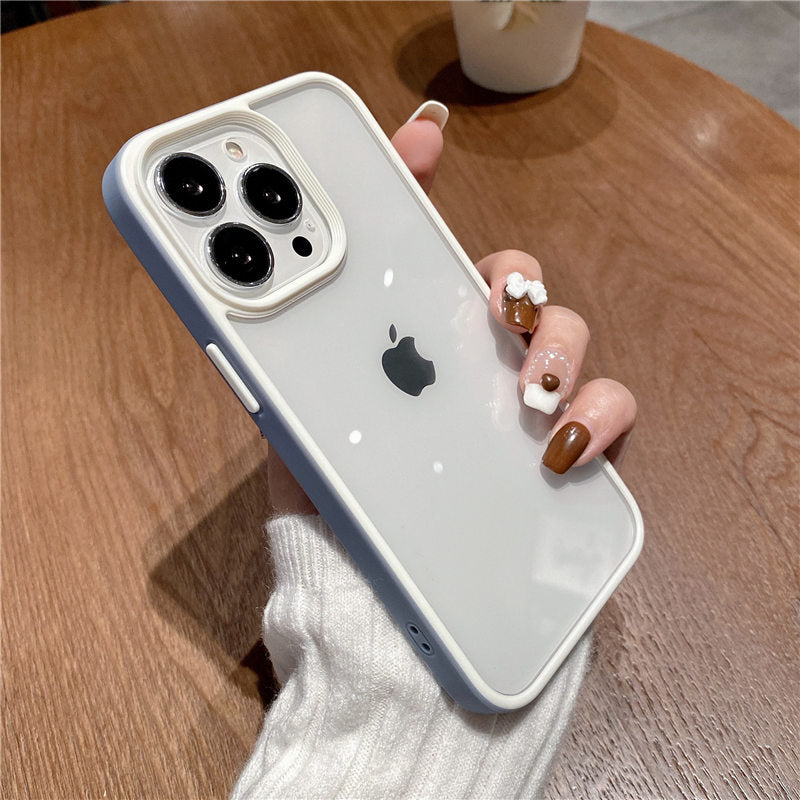 جراب شفاف مقاوم للصدمات لهاتف iPhone 13 Pro Max من مادة البولي كربونات الصلبة لهاتف iPhone 12 11 13 Pro Max XS Max XR X 13 11 غطاء شفاف ممتص للصدمات