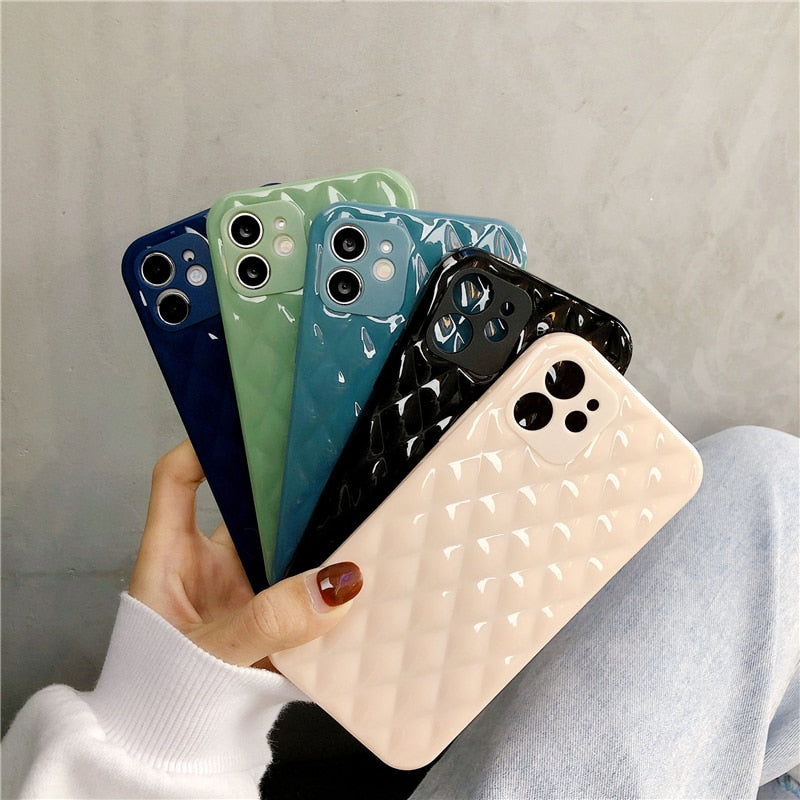جراب سيليكون ناعم فاخر من Candy لهاتف iPhone 13 11 Pro X XR XS Max 12 Mini غطاء خلفي ناعم للحماية لهاتف SE 2020 7 8 Plus