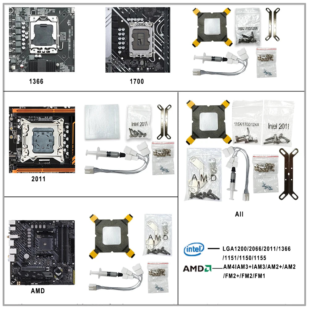 مبرد مياه للكمبيوتر الشخصي بمروحة ARGB مقاس 120 مم ومبرد Lga 2011 V3 من IWONGOU مبرد مياه X99 Branco لمعالجات Intel 1700/1200/1155/AM4 AMD