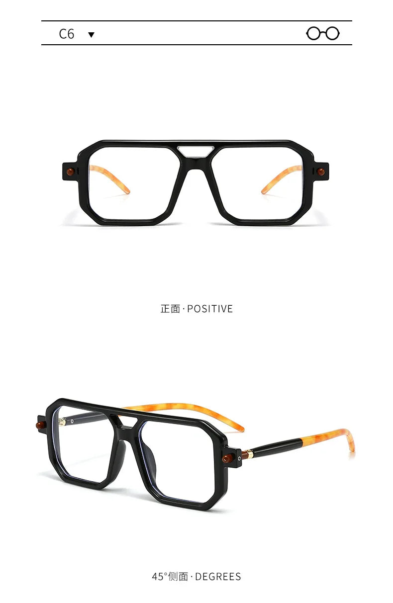 Polygon Sunglasses Rectangle Fashion Popular Women Men Shades Square Sun Glasses for Female Male Summer Traveling Oculos