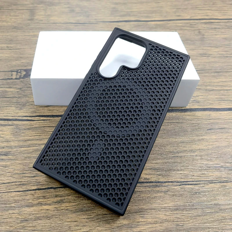جراب بلاستيكي فاخر مانع للحرارة لهاتف Samsung Galaxy S25 S24 S23 S22 Ultra Plus S 24 23 22 S24Ultra مع غطاء شحن Magsafe