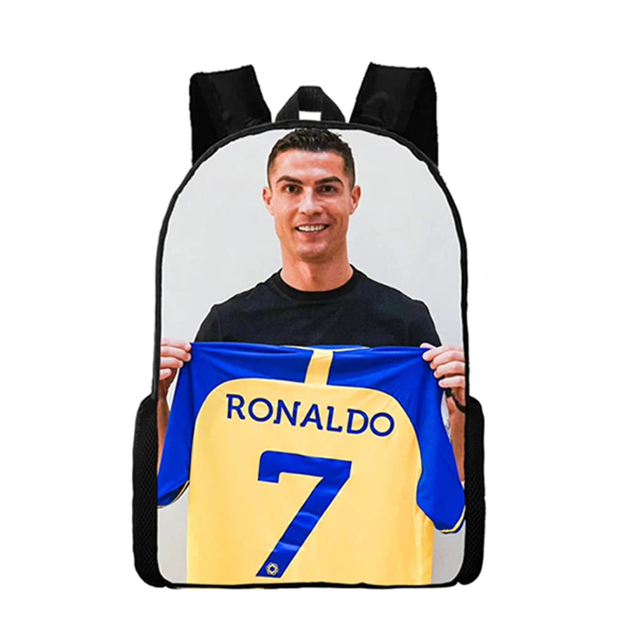 حقيبة ظهر رونالدو Cr7 حقيبة مدرسية للأولاد والبنات حقيبة مدرسية للأطفال حقيبة ظهر للأطفال برسوم كرتونية حقيبة أقلام هدية عيد ميلاد