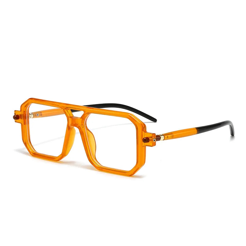 Polygon Sunglasses Rectangle Fashion Popular Women Men Shades Square Sun Glasses for Female Male Summer Traveling Oculos