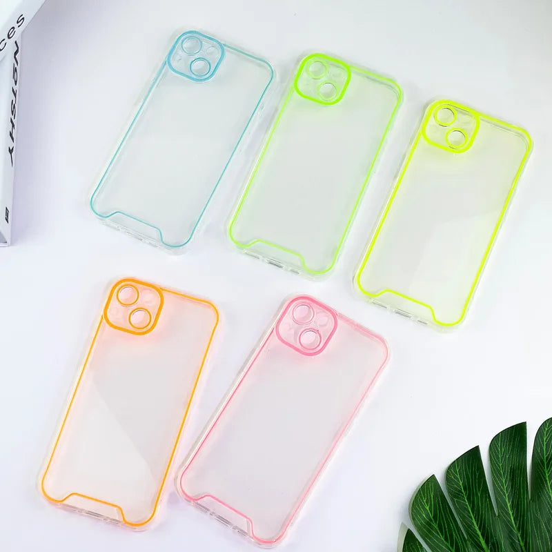 Luxury Night Light Luminous Clear Phone Case for iPhone 14 Plus 11 12 13 14 Pro Max X XR XS Max Soft Silicone Back Cover Shell