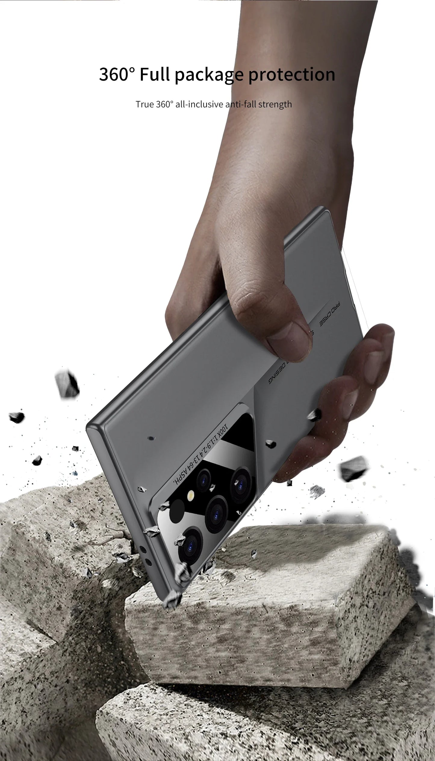 جراب هاتف رفيع للغاية من مادة البولي كربونات الصلبة غير اللامعة من Blade Mecha لهاتف Samsung Galaxy S24 S23 S22 S25 Ultra لحماية العدسات وغطاء مقاوم للصدمات