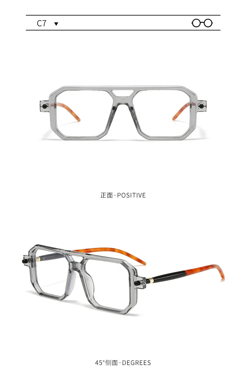 Polygon Sunglasses Rectangle Fashion Popular Women Men Shades Square Sun Glasses for Female Male Summer Traveling Oculos
