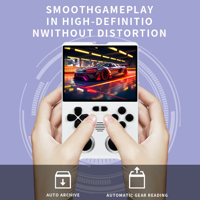 وحدة تحكم ألعاب محمولة GameHero Magicx XU10 بشاشة 3.5 بوصة IPS 4:3 ونظام Linux ووحدة تحكم ألعاب فيديو محمولة قديمة هدايا للأطفال