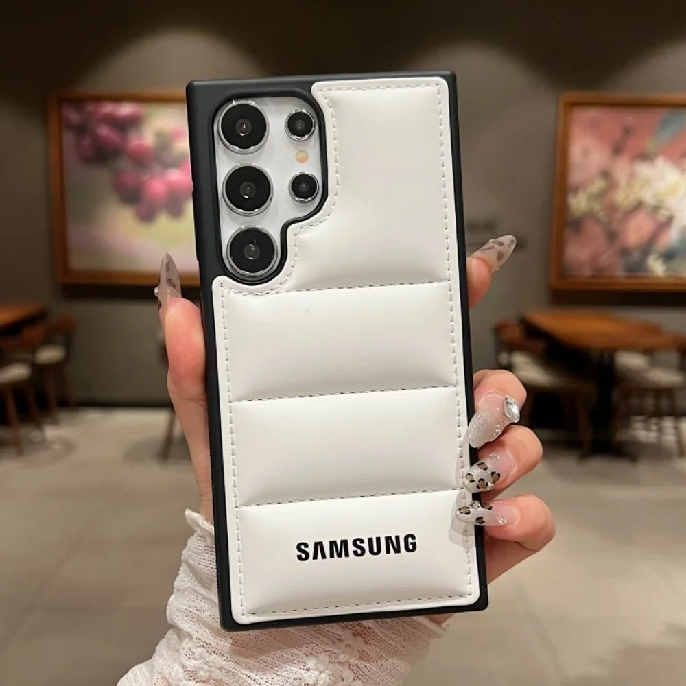 جراب هاتف فاخر من السيليكون مزود بوسائد هوائية لهاتف Samsung Galaxy S25 S24 Ultra S23 S22 Ultra S25 Plus، غطاء TPU ناعم مقاوم للصدمات