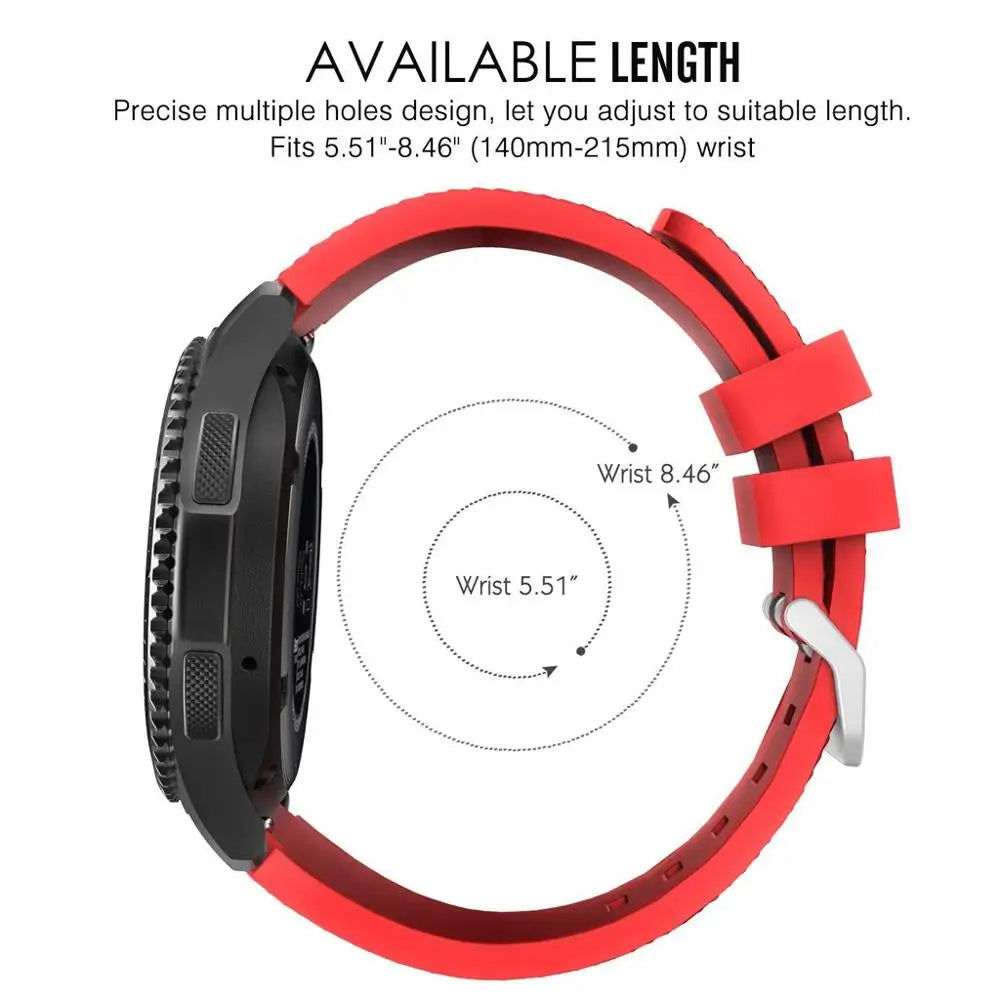 أحزمة سيليكون مقاس 22 مم لساعة OnePlus Watch 2 46 مم سوار رياضي ذكي لساعة OPPO Watch 4 Pro X Realme Watch S ملحقات