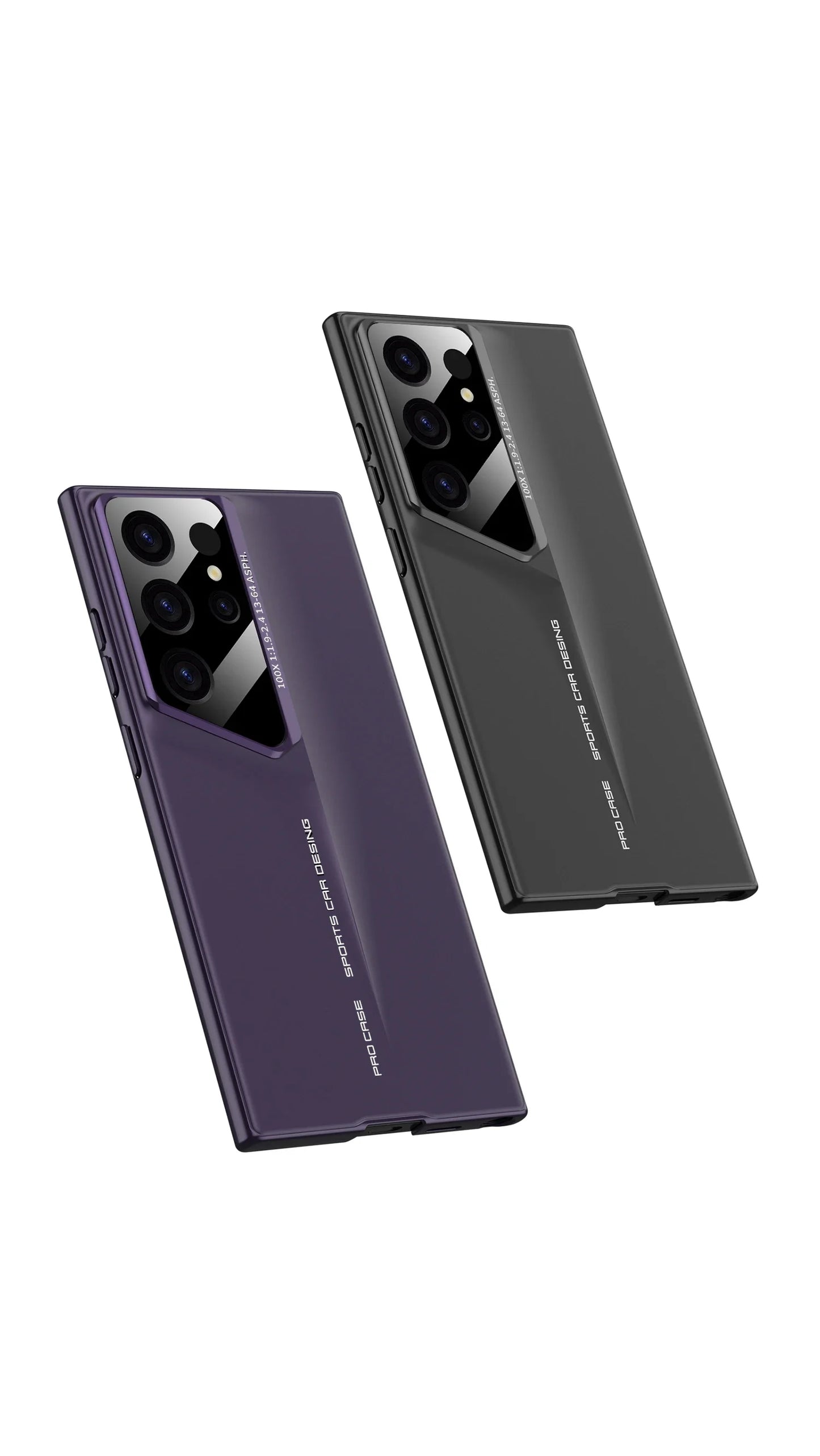 جراب هاتف رفيع للغاية من مادة البولي كربونات الصلبة غير اللامعة من Blade Mecha لهاتف Samsung Galaxy S24 S23 S22 S25 Ultra لحماية العدسات وغطاء مقاوم للصدمات