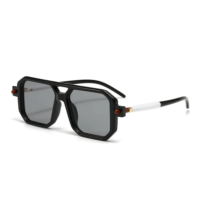 Polygon Sunglasses Rectangle Fashion Popular Women Men Shades Square Sun Glasses for Female Male Summer Traveling Oculos