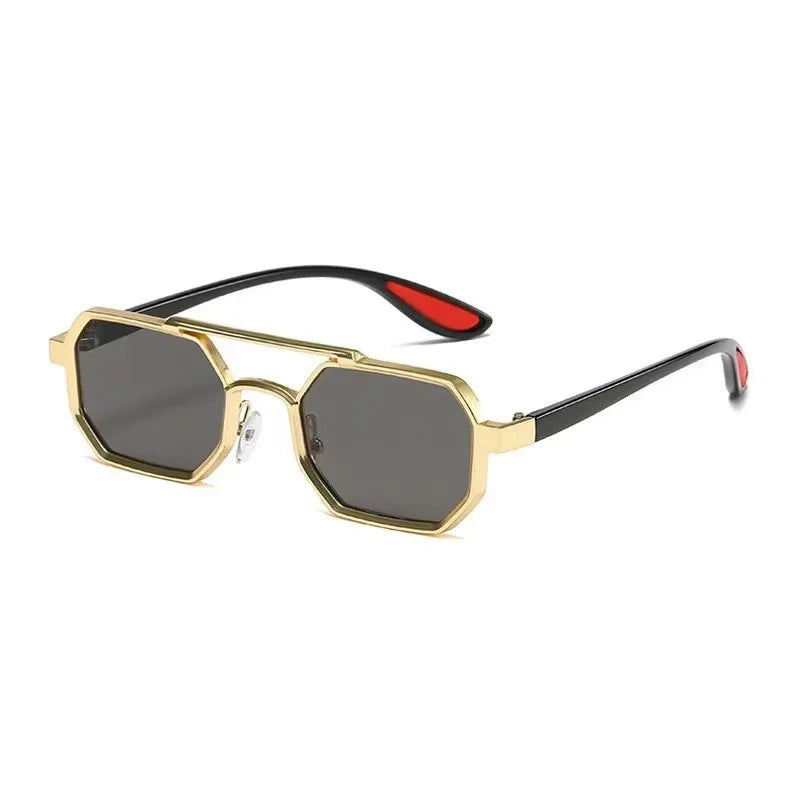 New Vintage Square Sunglasses Women Men Rectangle Sun Glasses Female Polygon Eyewear Oculos De Sol for Male Female Eyeglasses