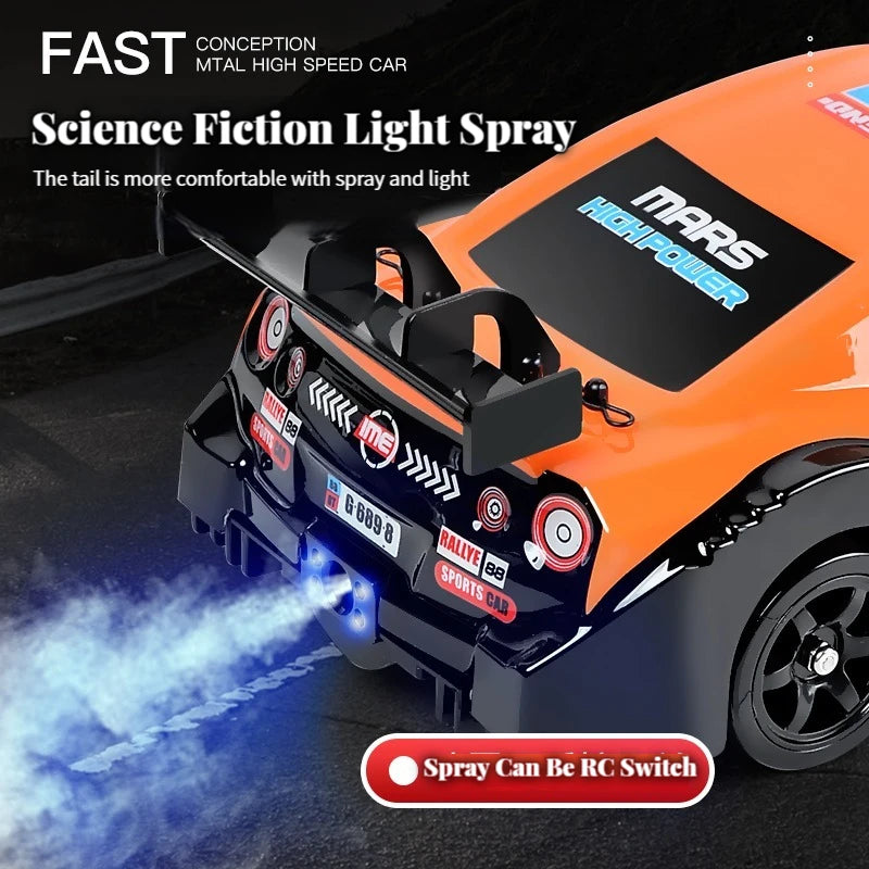 سيارات RC 2.4G 4WD 1:16 سيارة دريفت عالية السرعة كبيرة الحجم بنوعين من الإطارات إصدار كلاسيكي سيارة سباق احترافية للهدايا