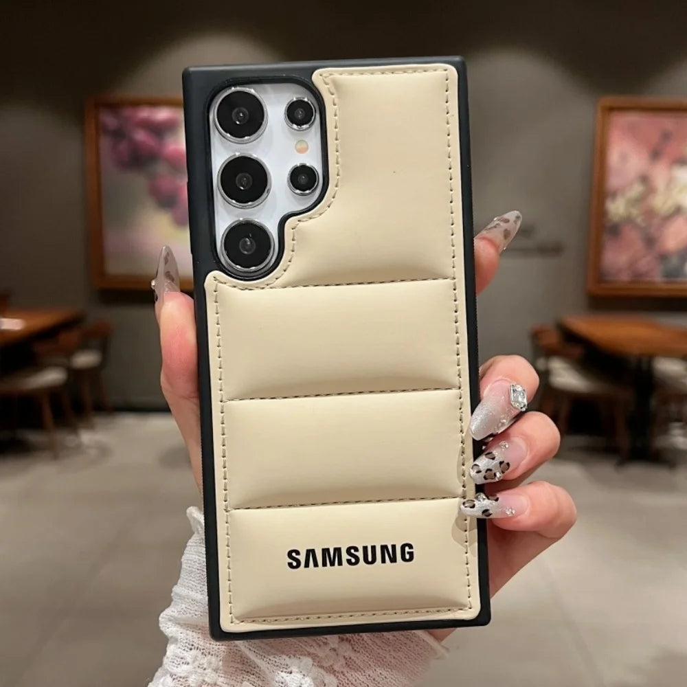 جراب هاتف فاخر من السيليكون مزود بوسائد هوائية لهاتف Samsung Galaxy S25 S24 Ultra S23 S22 Ultra S25 Plus، غطاء TPU ناعم مقاوم للصدمات