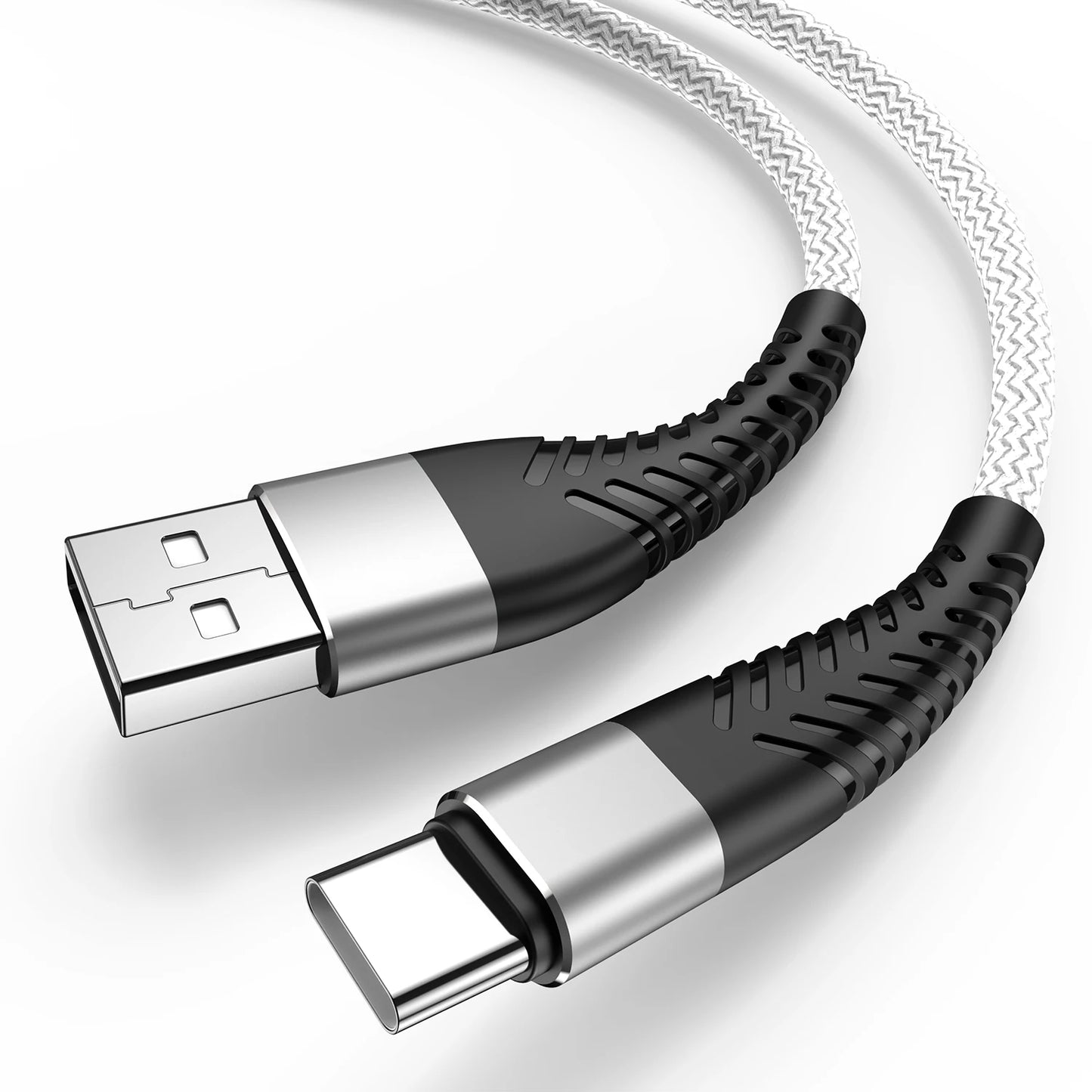 USB Type C Cable for Samsung A52 A72 S22 S23 Quick Charge 3.0 Cable USB C Fast Charging for Xiaomi mi 11 USB-C Charger Wire 3m