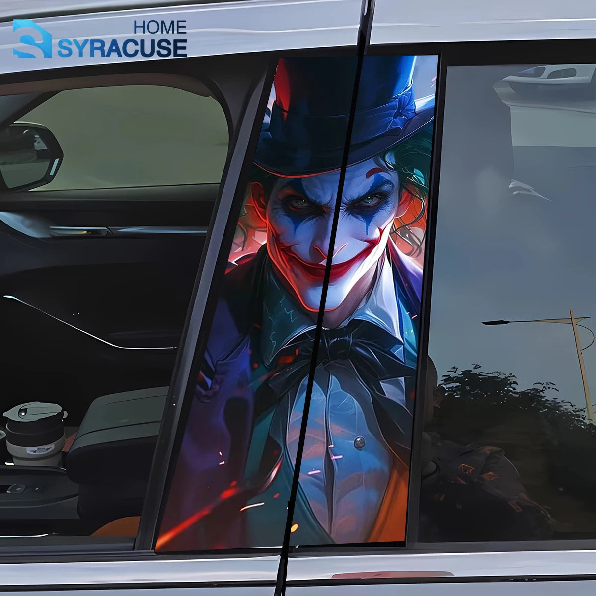 1pc Anime Theme Car Stickers Auto B Pillar Waterproof Center Column Decoration Cover Scratches DIY Car Doors Pillar Decals