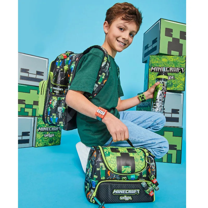حقيبة مدرسية أصلية من أستراليا Smiggle للأطفال، حقيبة غداء للطلاب، حقيبة ظهر، صندوق غداء، محفظة، كوب ماء، حافظة أقلام، هدية