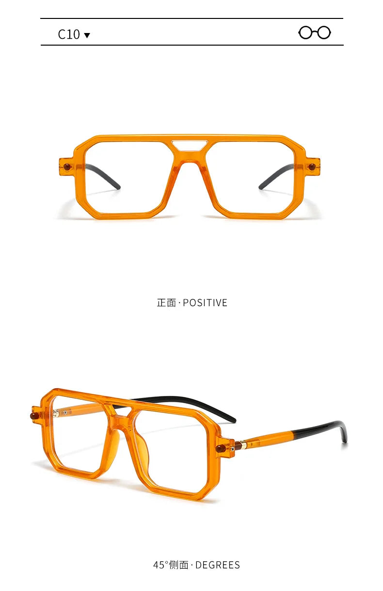 Polygon Sunglasses Rectangle Fashion Popular Women Men Shades Square Sun Glasses for Female Male Summer Traveling Oculos
