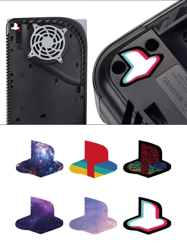 ملصق شعار تصميم مخصص من DATA FROG لجهاز PS5، ملصق مضيف لجهاز PS5، إصدار قرص وإصدار رقمي