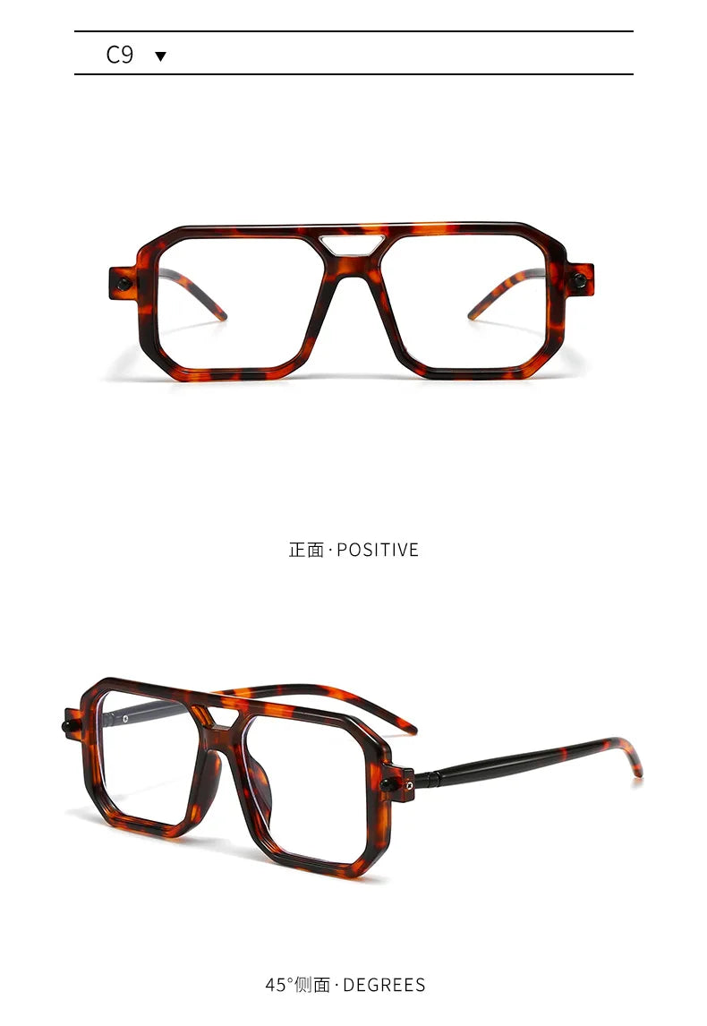 Polygon Sunglasses Rectangle Fashion Popular Women Men Shades Square Sun Glasses for Female Male Summer Traveling Oculos