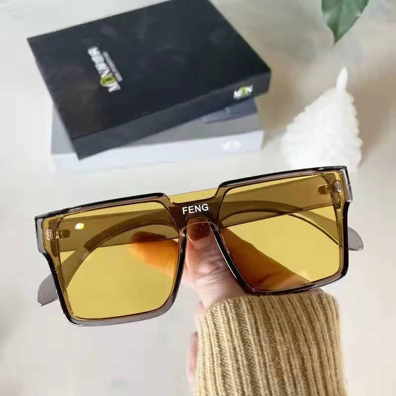 New Small Frame Square Sunglasses Women's Brand Designer Fashion Sun Glasses Men's Outdoor Driving Eyewear UV400 Gafas De Sol
