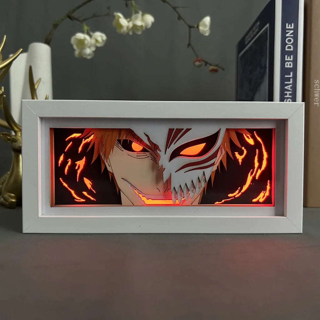 أضواء ليلية LED لشخصيات الرسوم المتحركة من الرسوم المتحركة من Demon Slayer Denji Berserk Kanroji Mitsuri مصباح مكتبي متغير اللون نموذج ألعاب دمى