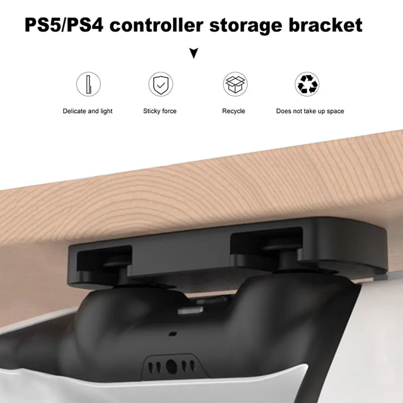 1 قطعة حامل تعليق لوحدة تحكم PS5/PS4 حامل تخزين للوحة الألعاب حامل ملحقات الألعاب رف تخزين ABS