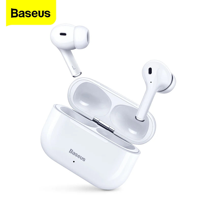 سماعات أذن Baseus W3 اللاسلكية بتقنية البلوتوث 5.0 مع ميكروفون TWS Fone للحد من الضوضاء Hifi سماعات أذن Encok Gamer Headset Pro