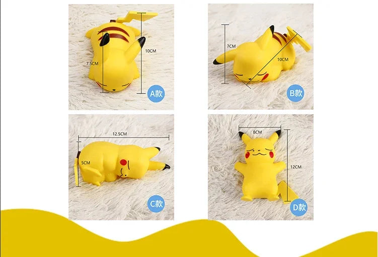مصباح ليلي متوهج للأطفال من NIMISO Pokemon Pikachu مصباح بجانب السرير لطيف على شكل بوكيمون بيكاتشو هدية عيد ميلاد للأطفال