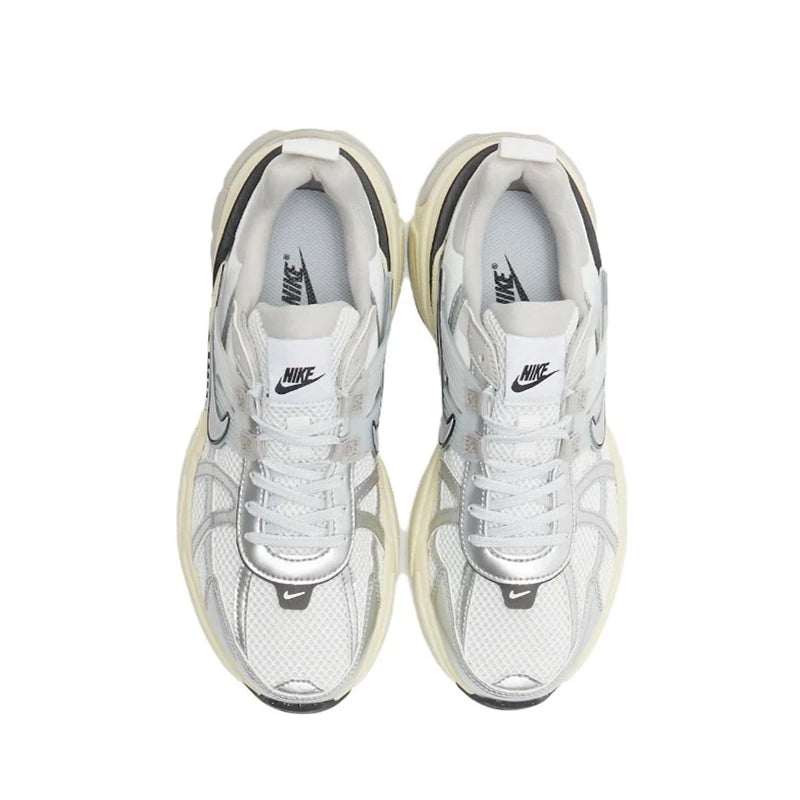 حذاء جري أصلي من Nike V2K Run Mesh للرجال والنساء، خفيف الوزن، مزود ببطانة تدليك، حذاء رياضي للمشي في الهواء الطلق