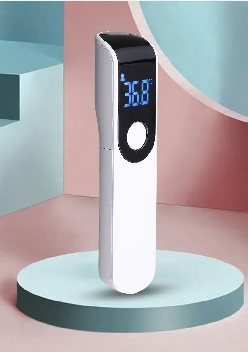 مقياس حرارة طبي بالأشعة تحت الحمراء من JUSTLANG، أداة قياس الحمى الرقمية بدون تلامس، شاشة LED للجبهة، للأطفال والبالغين