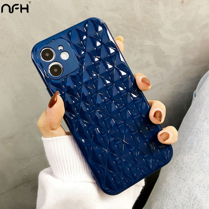 جراب سيليكون ناعم فاخر من Candy لهاتف iPhone 13 11 Pro X XR XS Max 12 Mini غطاء خلفي ناعم للحماية لهاتف SE 2020 7 8 Plus