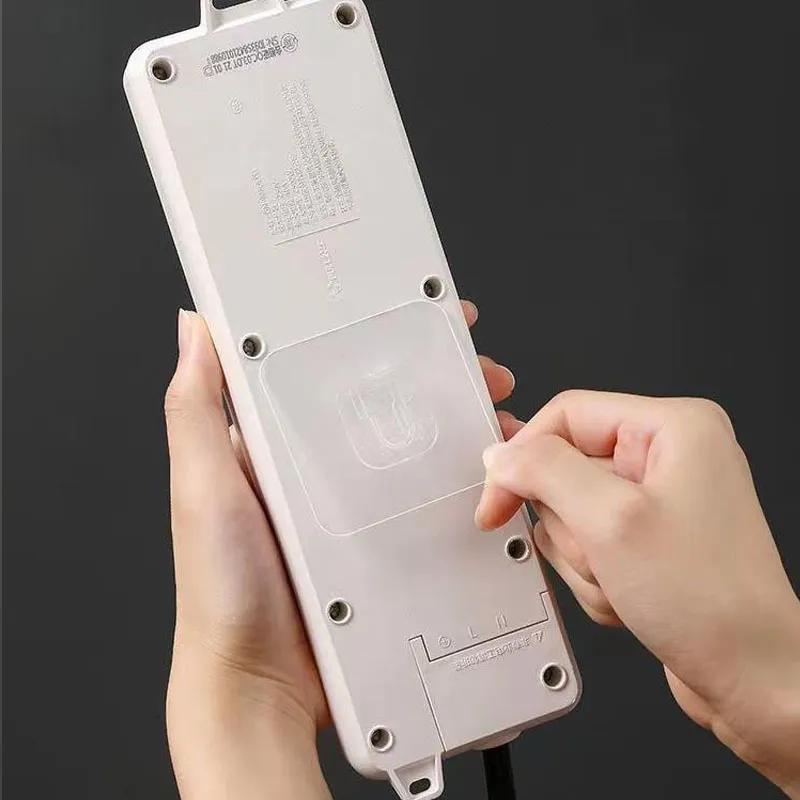 10 Pairs of Seamless Snap Buckles, Multifunctional Punch-Free Hooks, Strong Wall-Mounted Wall-Mounted Sockets, Routing Storage Holders, Utility Hooks