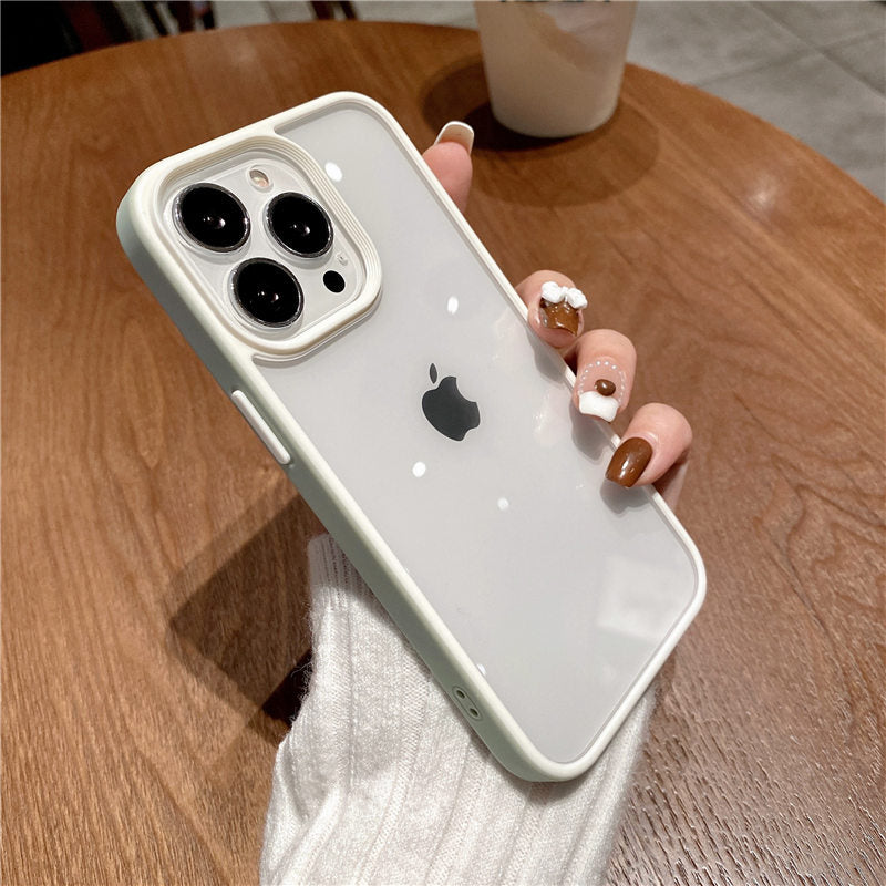 جراب شفاف مقاوم للصدمات لهاتف iPhone 13 Pro Max من مادة البولي كربونات الصلبة لهاتف iPhone 12 11 13 Pro Max XS Max XR X 13 11 غطاء شفاف ممتص للصدمات