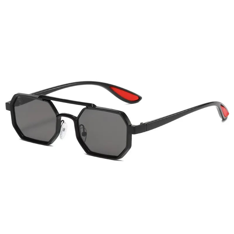 New Vintage Square Sunglasses Women Men Rectangle Sun Glasses Female Polygon Eyewear Oculos De Sol for Male Female Eyeglasses
