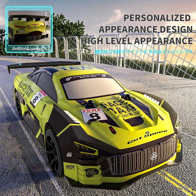 سيارة سباق JJRC Q165 2.4G Drift Rc Car 4WD Drift Car 1:18 Toy Remote Control GTR Car RC Racing Car Toy for Children Gift Christmas 