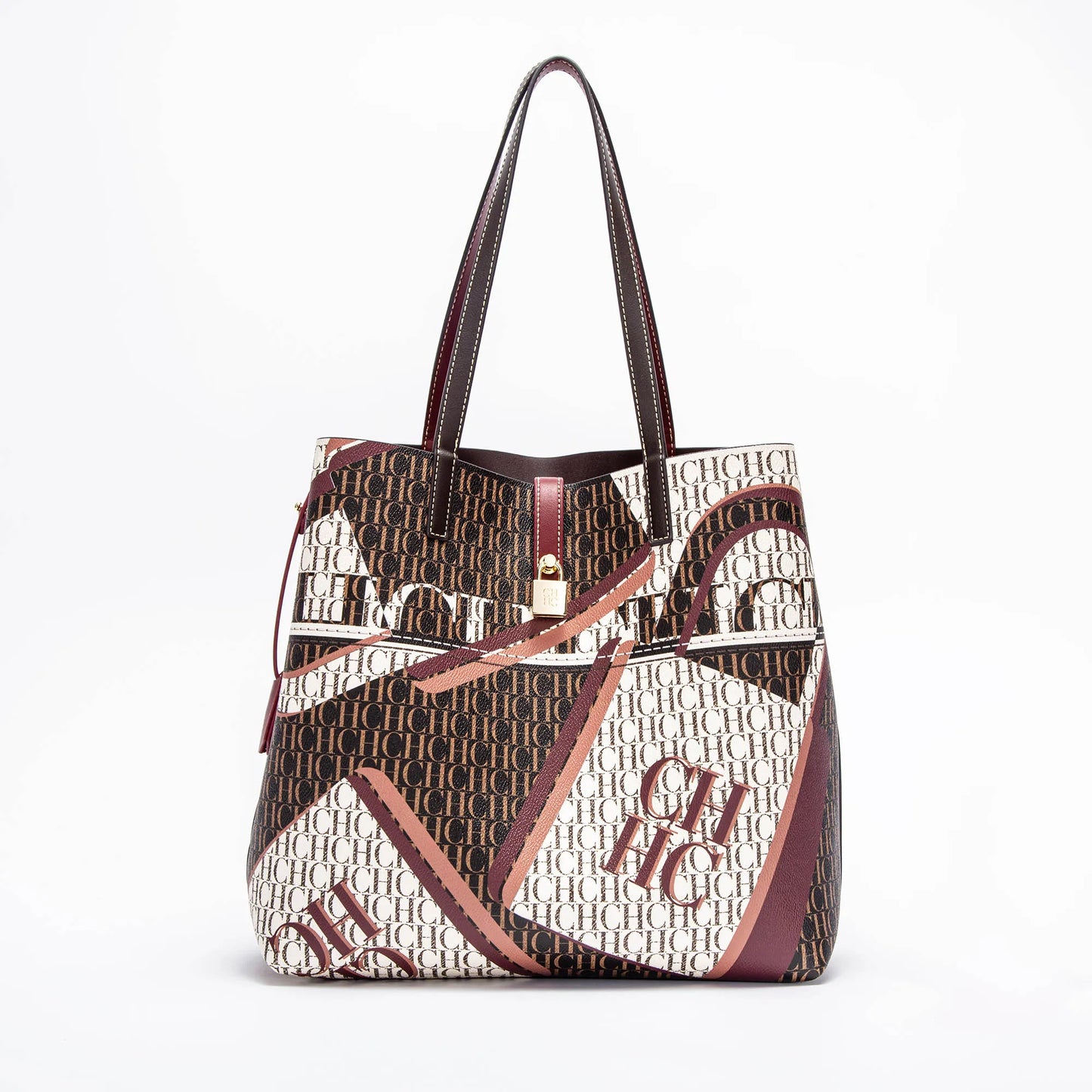 Classic Retro Women's New 2024 Tote Bag Large Capacity PVC Material Commuter Office Women's Shoulder Bag