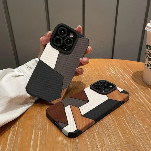 حافظة هاتف من الجلد للنساء والرجال لهواتف آيفون 15 14 12 11 13 برو 15Pro 14Pro Max X XS XS Max XR SE2 SE3 7 8 Plus 