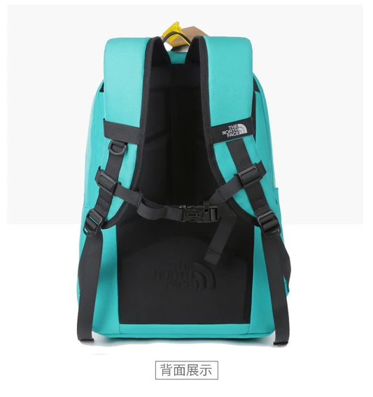 حقيبة ظهر رياضية كاجوال بفتحة سحاب من THE NORTH FACE 30L، حقيبة ظهر خارجية من النايلون باللون الرمادي للرجال