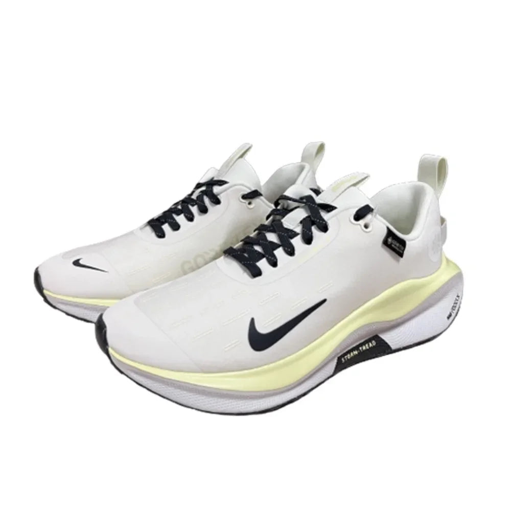 حذاء رياضي رجالي أصلي من NIKE React Infinity Run Flyknit 4 GTX Low جديد، حذاء ممتص للصدمات ومقاوم للتآكل