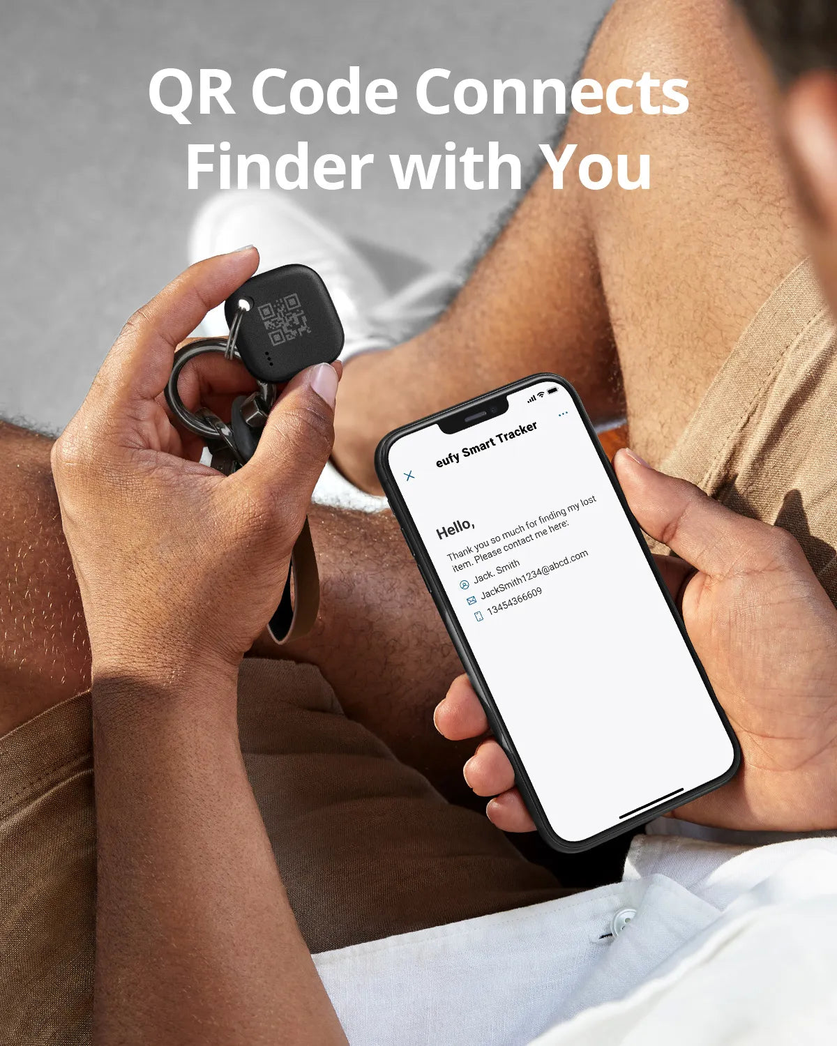 يعمل eufy Security SmartTrack Link مع Apple Find My Key Finder Bluetooth Tracker لسماعات الأذن والأمتعة Phone Finder IOS 