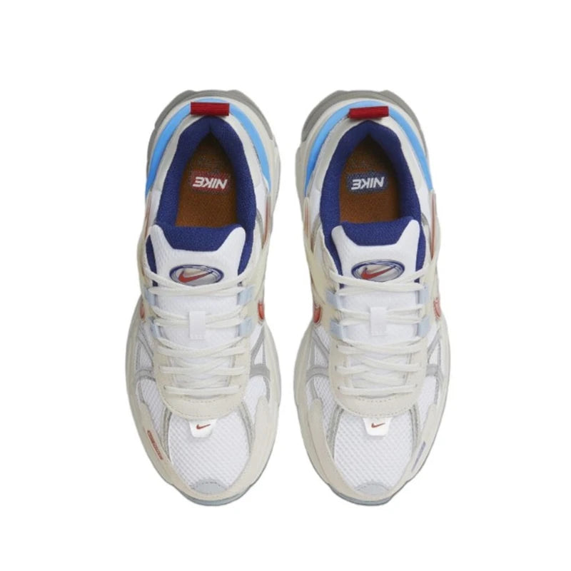 حذاء جري أصلي من Nike V2K Run Mesh للرجال والنساء، خفيف الوزن، مزود ببطانة تدليك، حذاء رياضي للمشي في الهواء الطلق