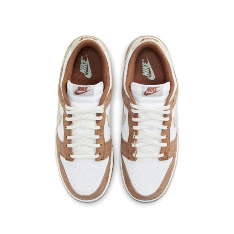 حذاء تزلج Nike Dunk Retro أسود وأبيض للرجال والنساء كلاسيكي من الجلد الأصلي غير قابل للانزلاق ومريح للجري