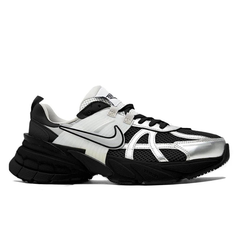 حذاء جري أصلي من Nike V2K Run Mesh للرجال والنساء، خفيف الوزن، مزود ببطانة تدليك، حذاء رياضي للمشي في الهواء الطلق