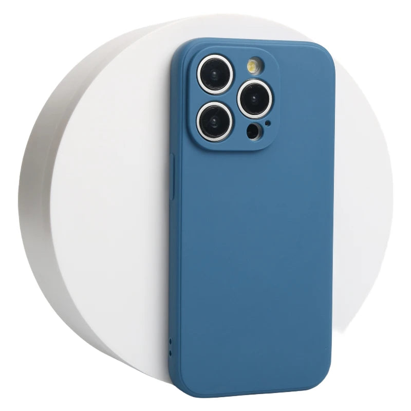 جراب سيليكون سائل أصلي لهاتف iPhone 14 13 12 11 15 Pro Max Mini غطاء مقاوم للصدمات X XS XR 6 7 8 Plus جرابات هواتف إكسسوارات