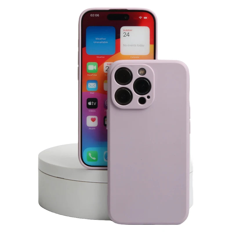 جراب سيليكون سائل أصلي لهاتف iPhone 14 13 12 11 15 Pro Max Mini غطاء مقاوم للصدمات X XS XR 6 7 8 Plus جرابات هواتف إكسسوارات